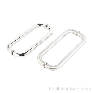 Dual-access shower door humahawak